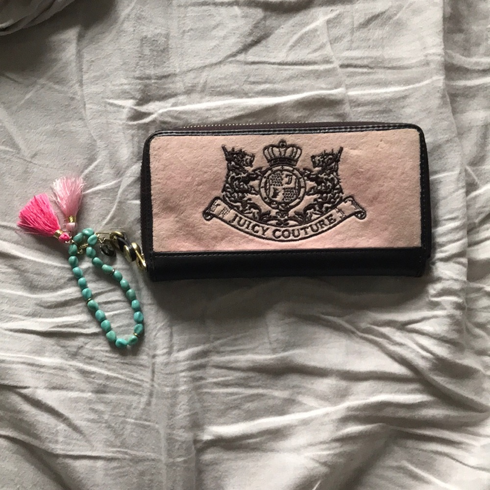 Juicy Couture velour full size wallet